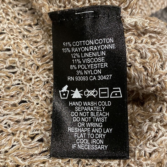 Nic + Zoe Fringe Mix Sweater Size: XS/ S - Picture 4 of 9